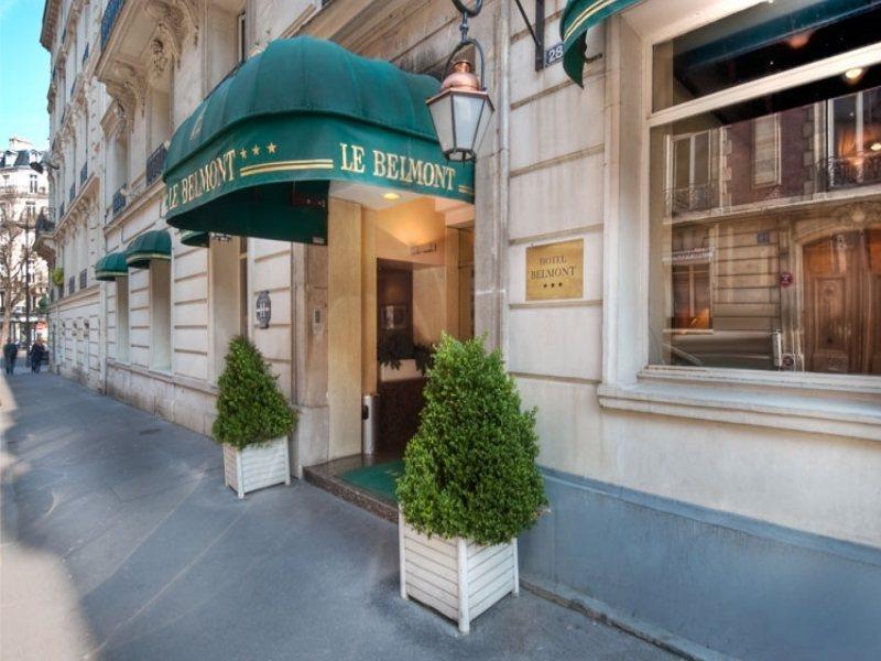 Hotel Le Belmont Paris Exterior foto